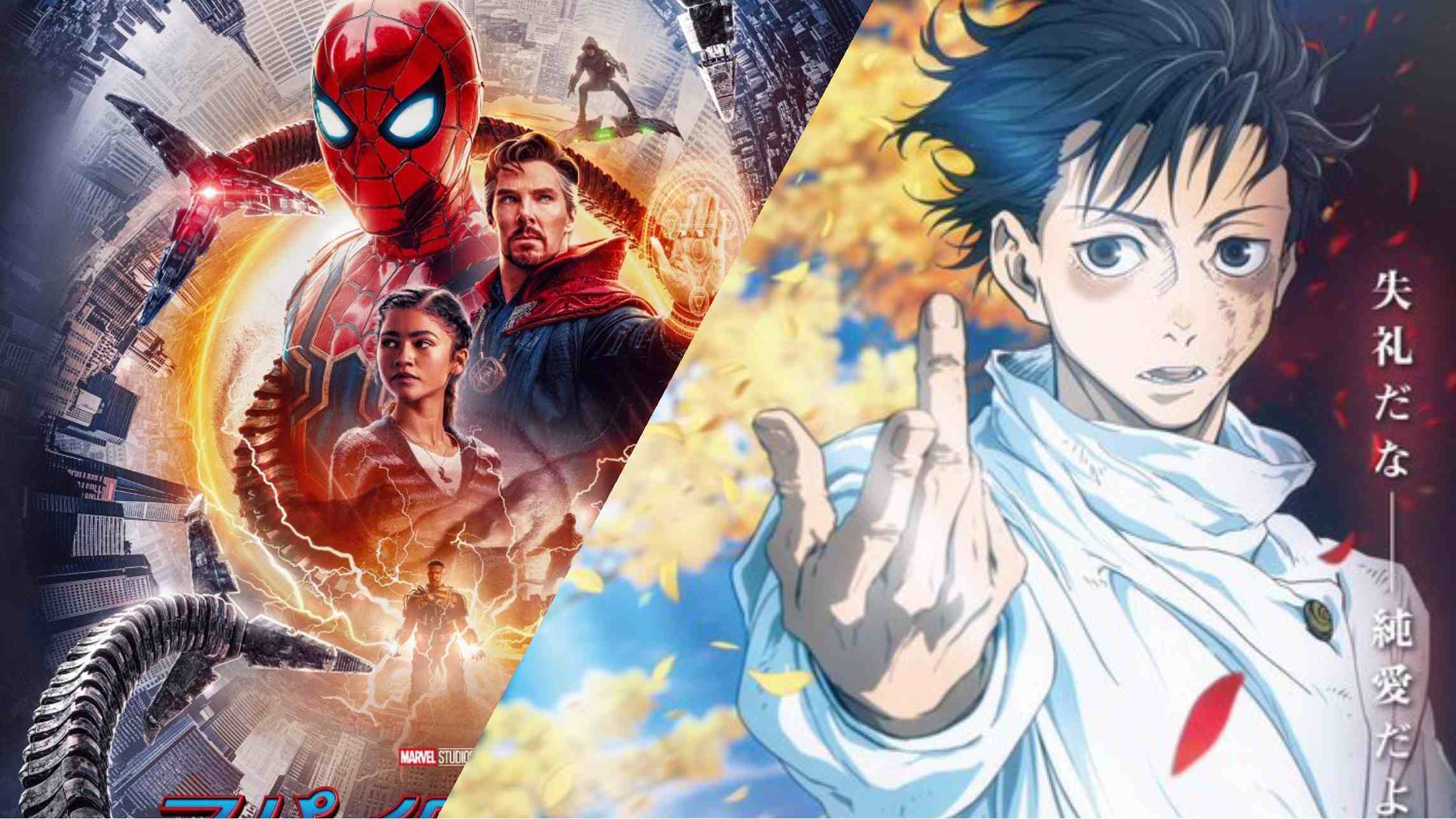 Spiderman Dethrones Jujutsu Kaisen on Japanese Box Office