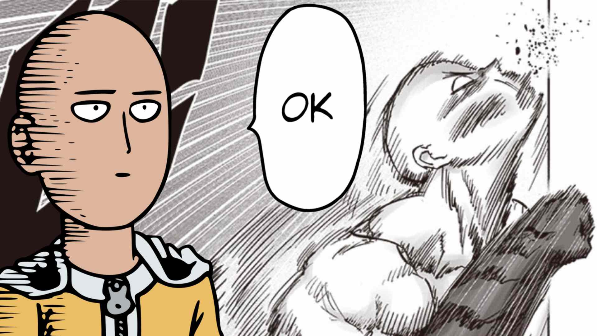 SAITAMA vs COSMIC GAROU, Full Fight Animated HD