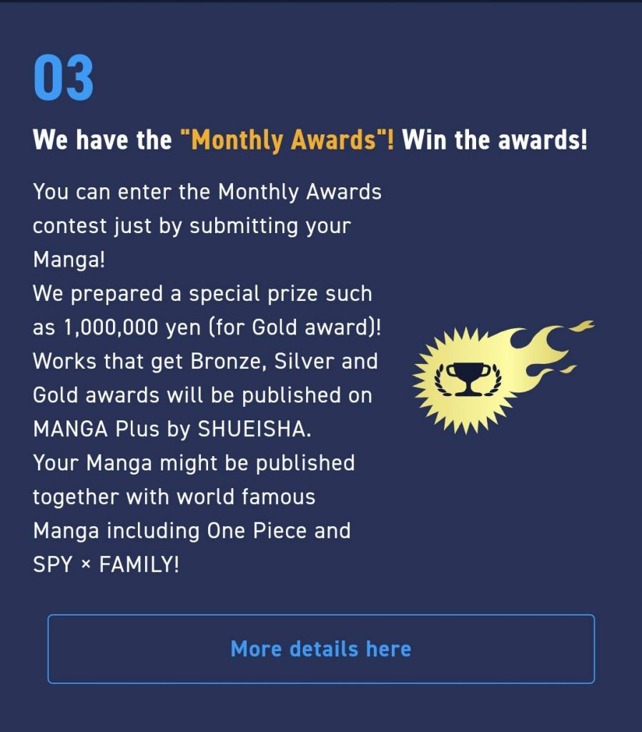 manga plus creators awards