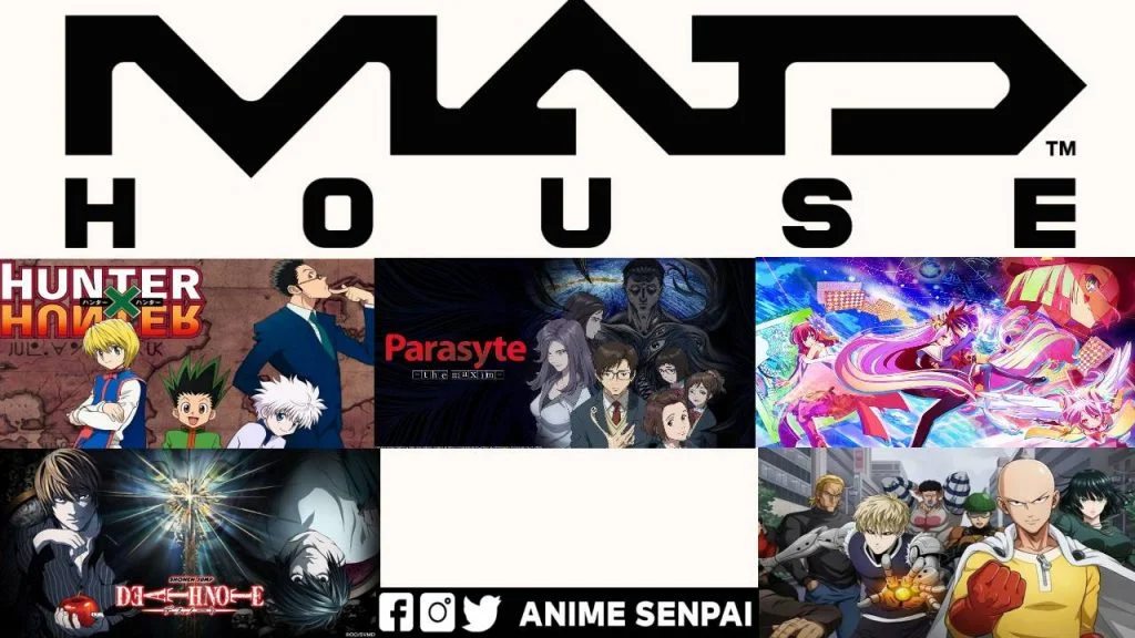 Top 8 anime from the Madhouse Studio