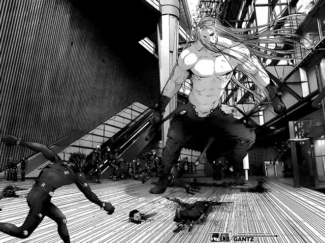 Gantz horror body-horror manga