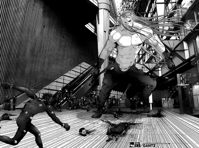 Gantz Gantz horror body-horror manga