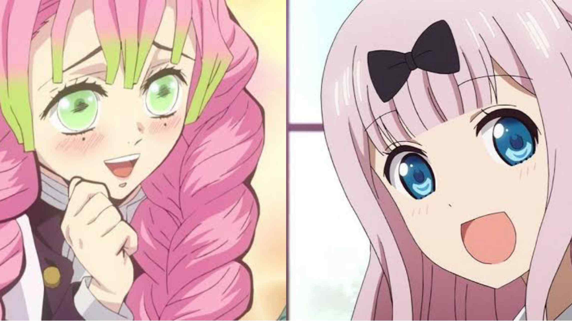 most popular pink hair anime girls