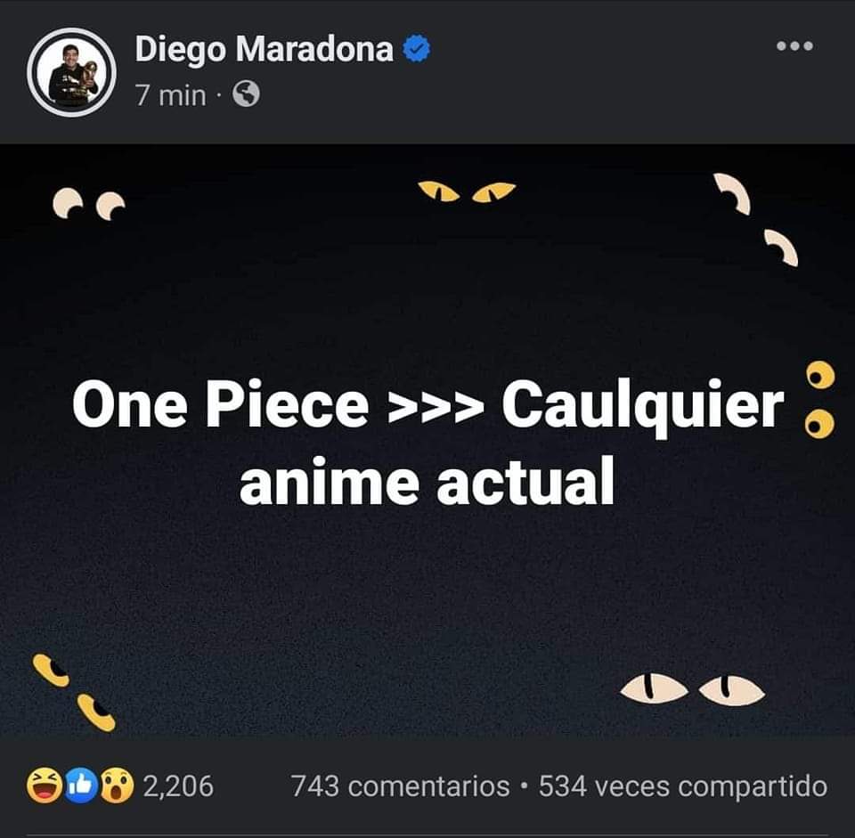 diego maradona facebook one piece