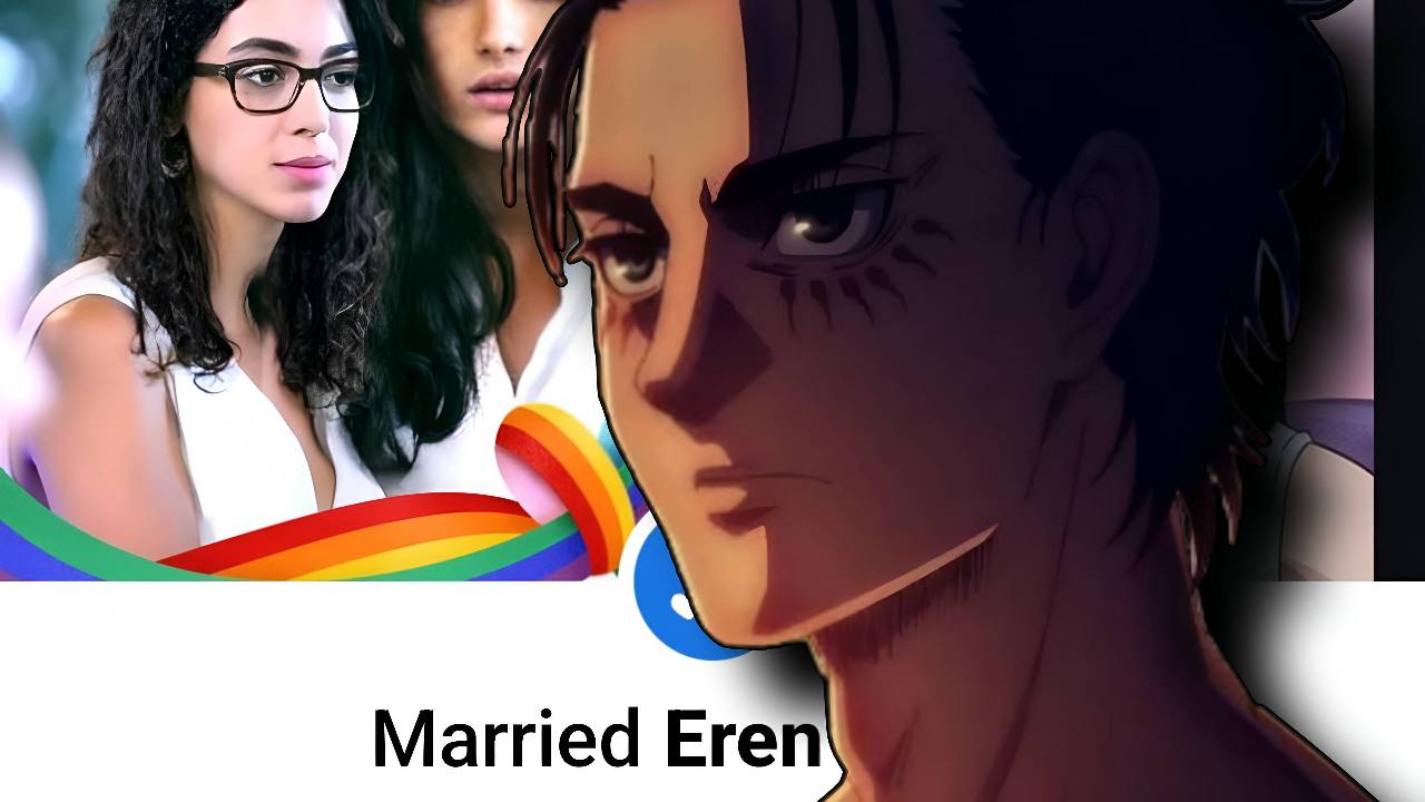 woman marries AI Eren Yeager