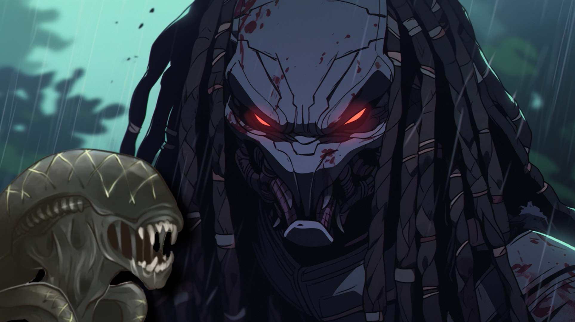 alien vs predator anime