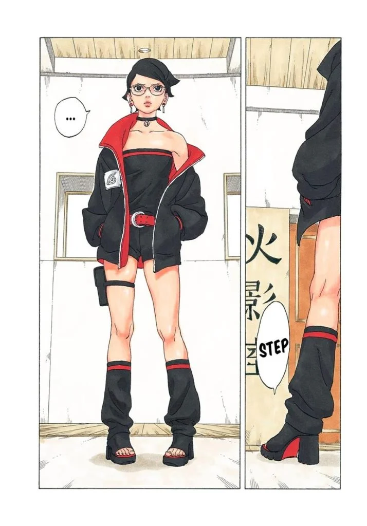 🚨 🚨 Teen Sarada's OFFICIAL Time Skip Design & Boruto REBRANDING! #naruto  #boruto #anime 