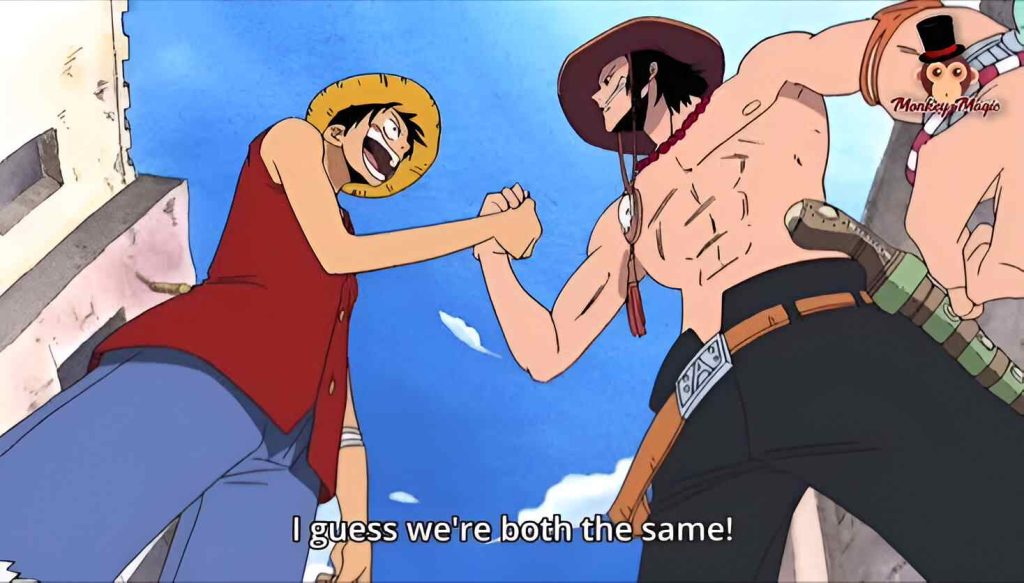 luffy and ace meet up