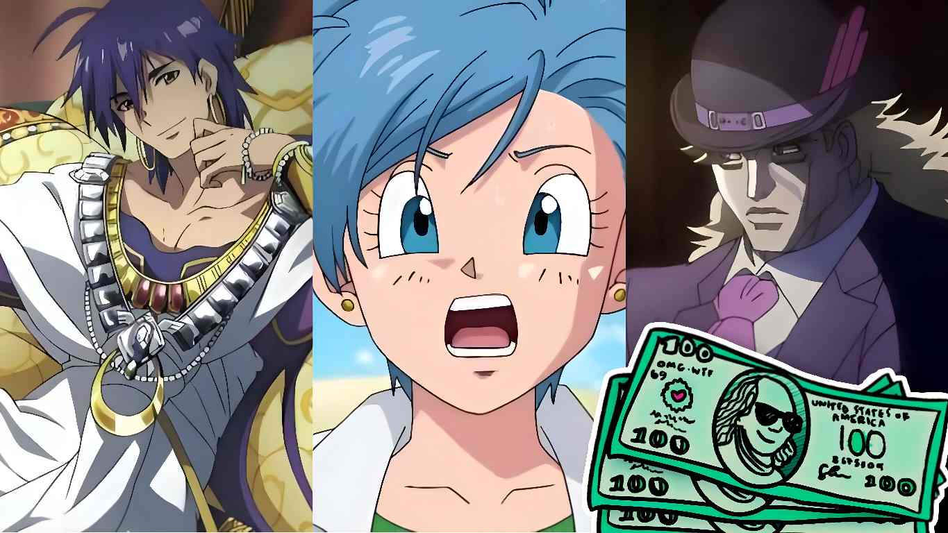 richest anime characters
