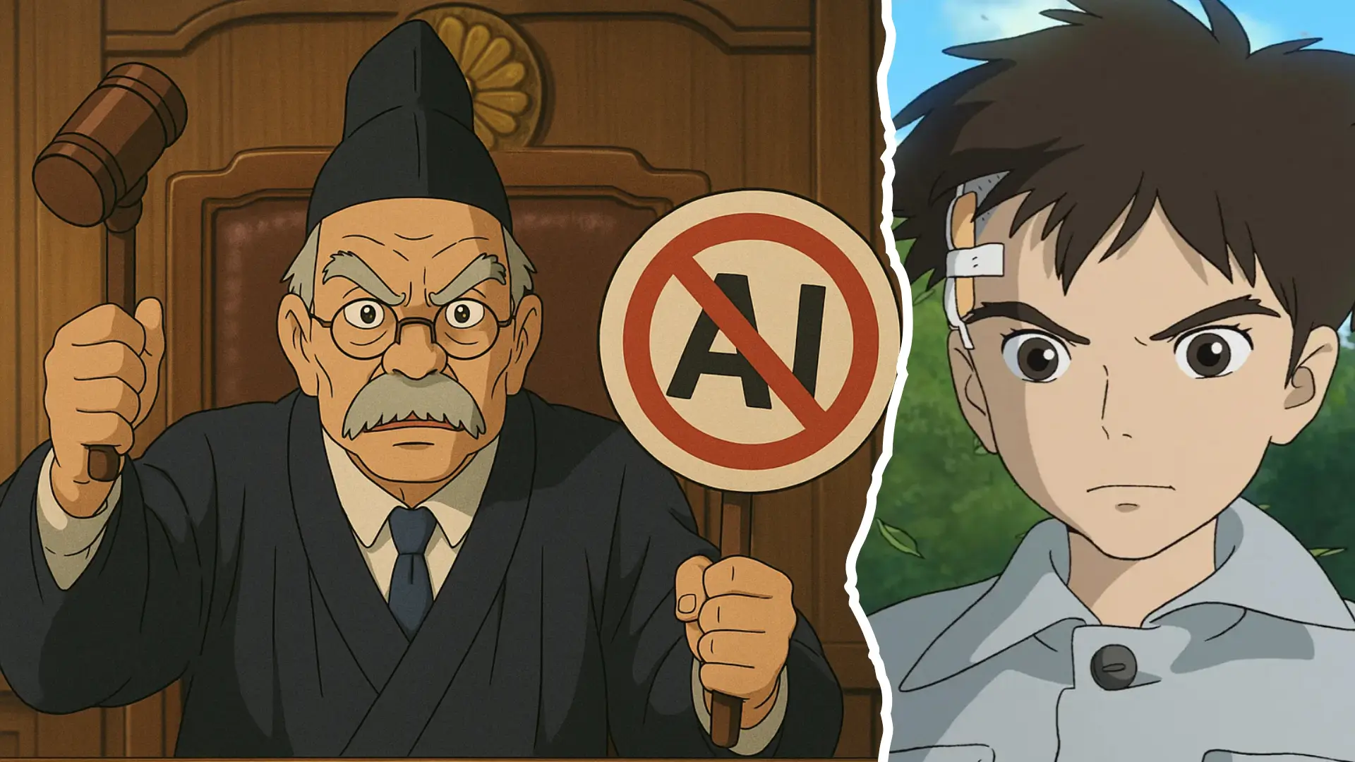 ghibli ai art japan stance