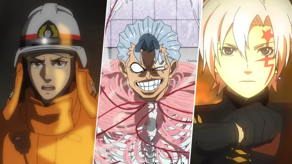 anime like fire force without fan service